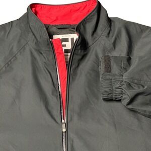 Foot Joy DryJoys Tour Collection 1/2 Zip Jacket Mens L Black Pullover Waterproof